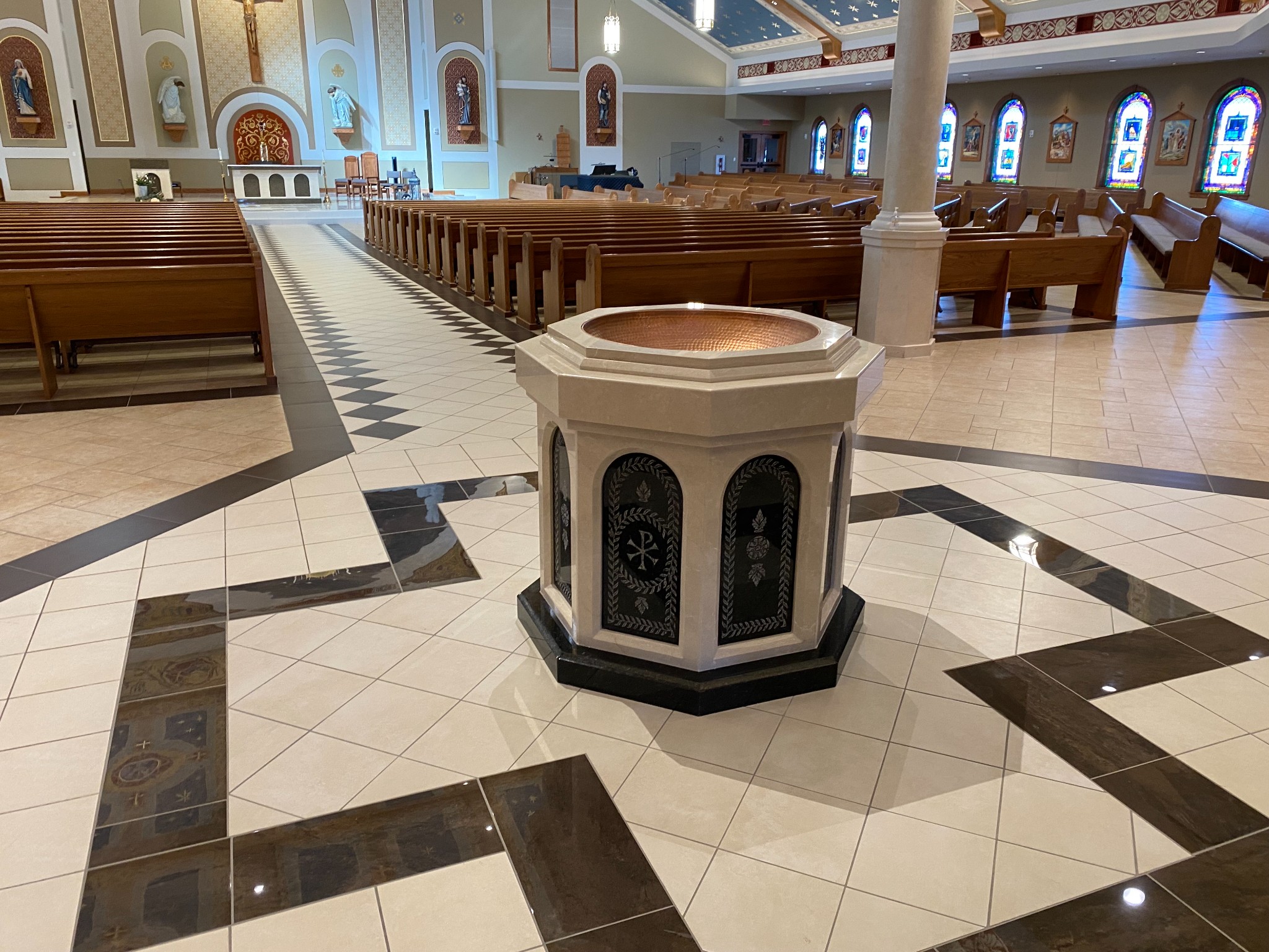 Holy Water Font - Immaculate Heart of Mary, Hays, KS